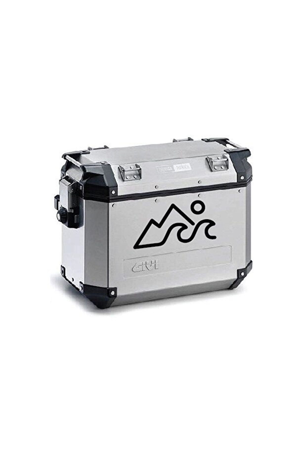 Mountain Pattern Motorcycle Bag Sticker Sticker Model - 2