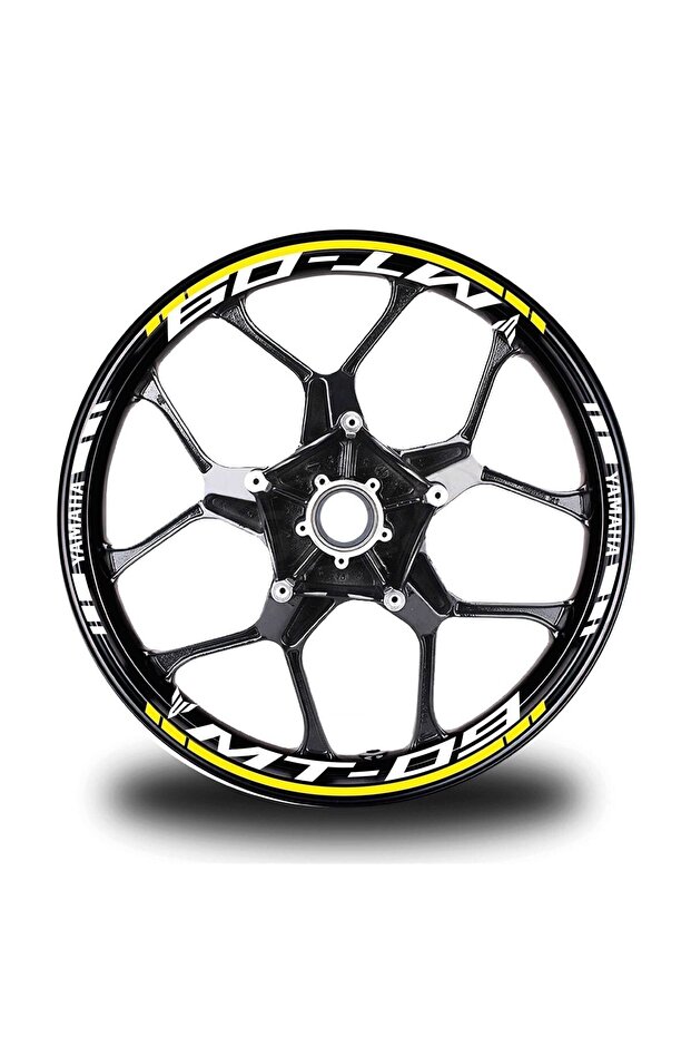 Red Yamaha Fz6 Team Wheel Rim Sticker Sticker