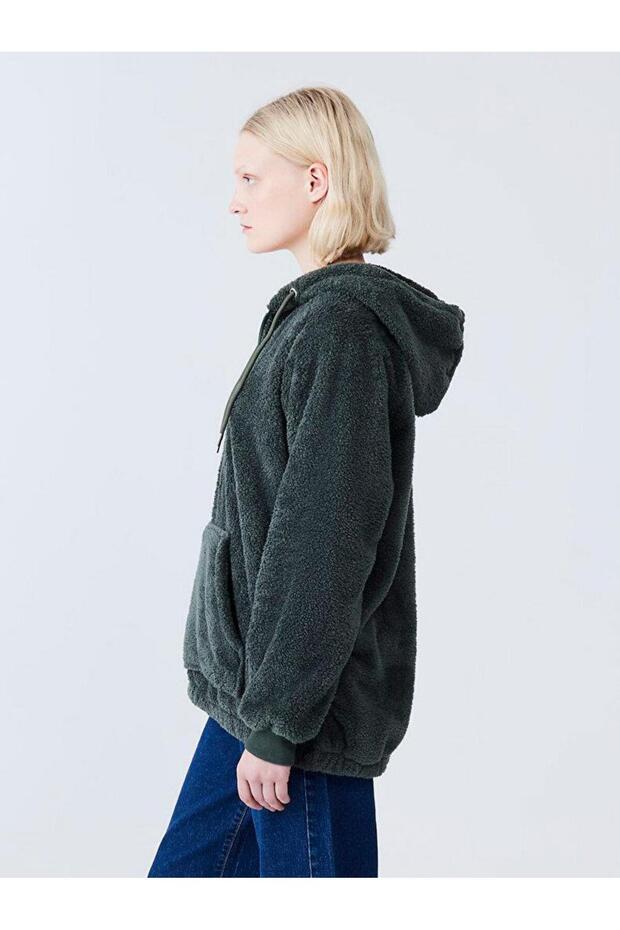 SERONO Peluş Kadın Sweatshırt - 4