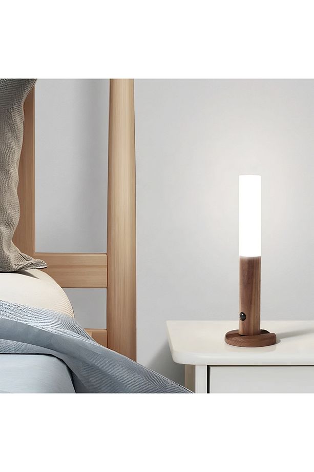 Duvar Aplik Led Şarjlı Pilli Aplik Lamba Hareket Sensörlü Manyetik 360 Işık Banyo Aplik - 4