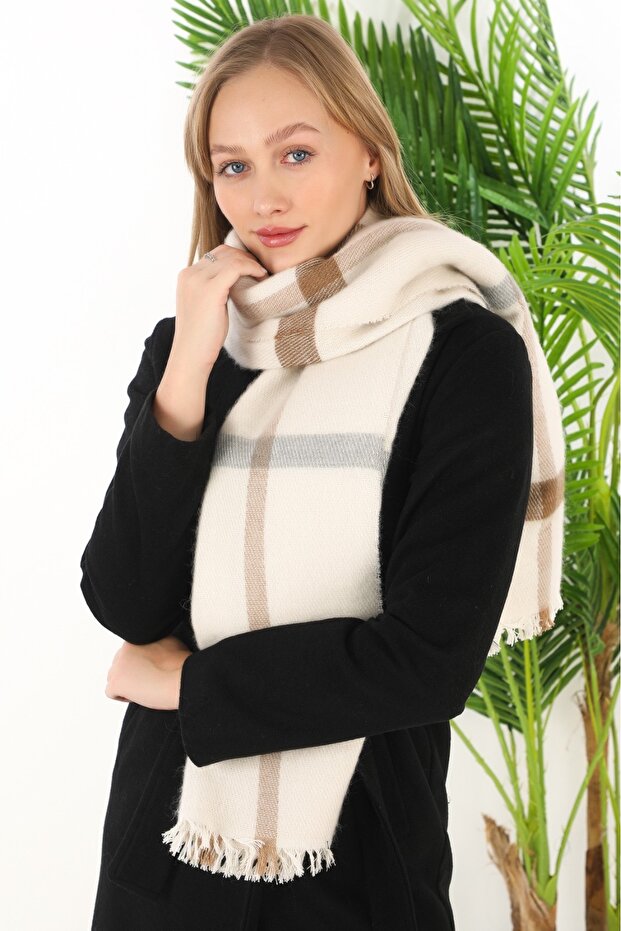 Plaid Shawl Scarf