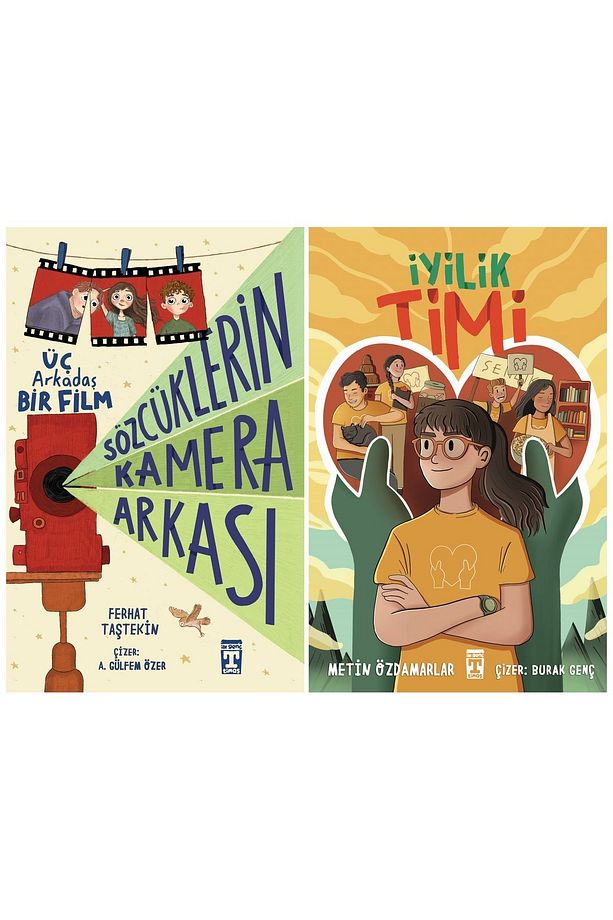 4. 5. 6. Sınıf Okuma Kitapları 2'li Set / Sözcüklerin Kamera Arkası - İyilik Timi - 1