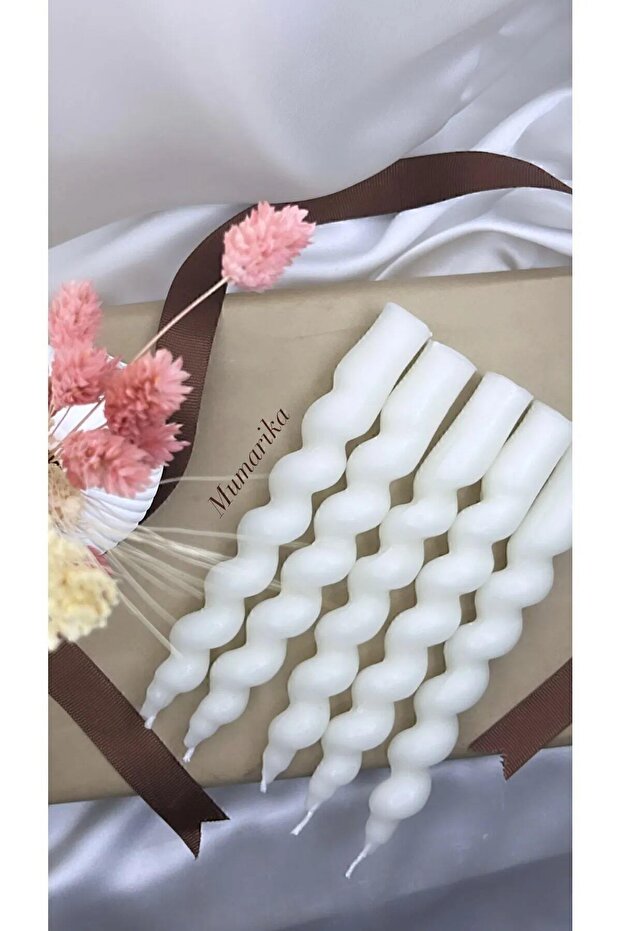 5 ADET BURGU ŞAMDAN MUM - 1