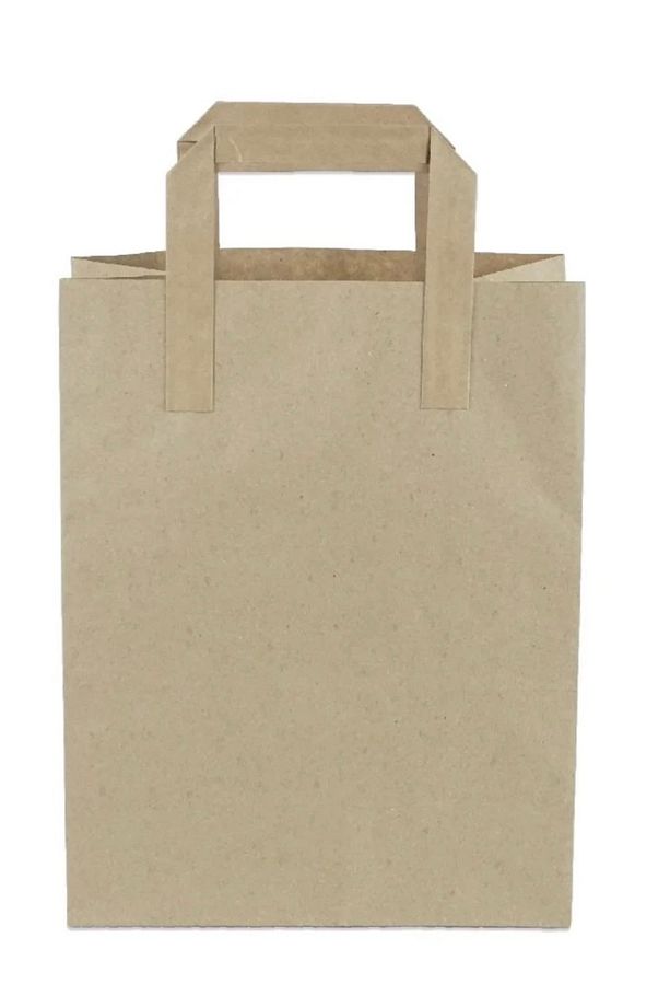 KAĞIT ÇANTA KRAFT 22X28X11 KAĞIT SAP 25 ADET - 2