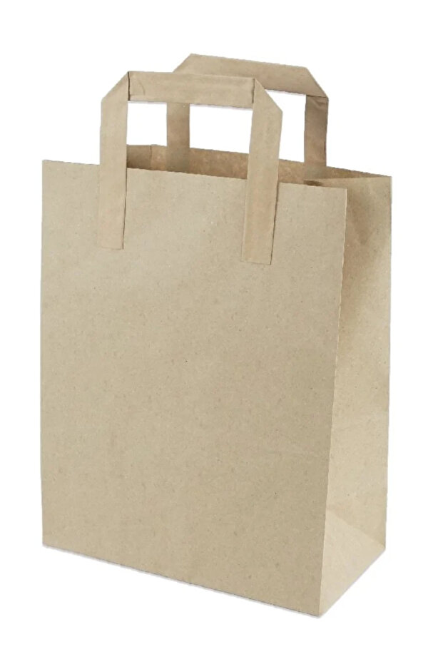 KAĞIT ÇANTA KRAFT 25X28X14 KAĞIT SAP 25 ADET - 2