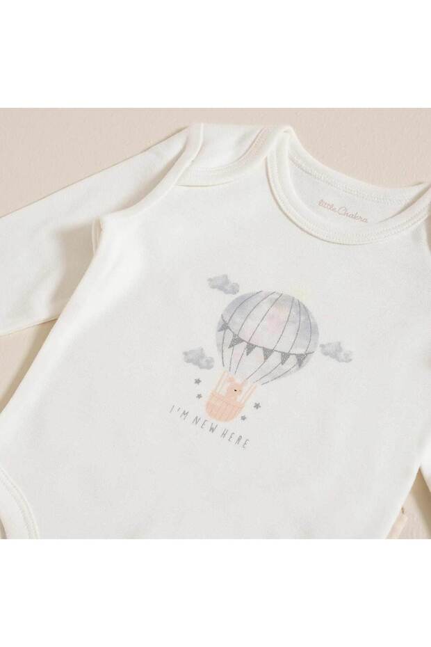 Baloon Yenidoğan Body Ekru - 3