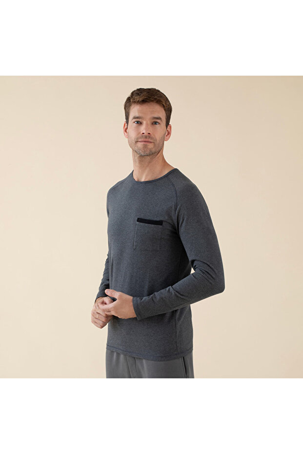 Carson Pijama Üstü Kömür - 1