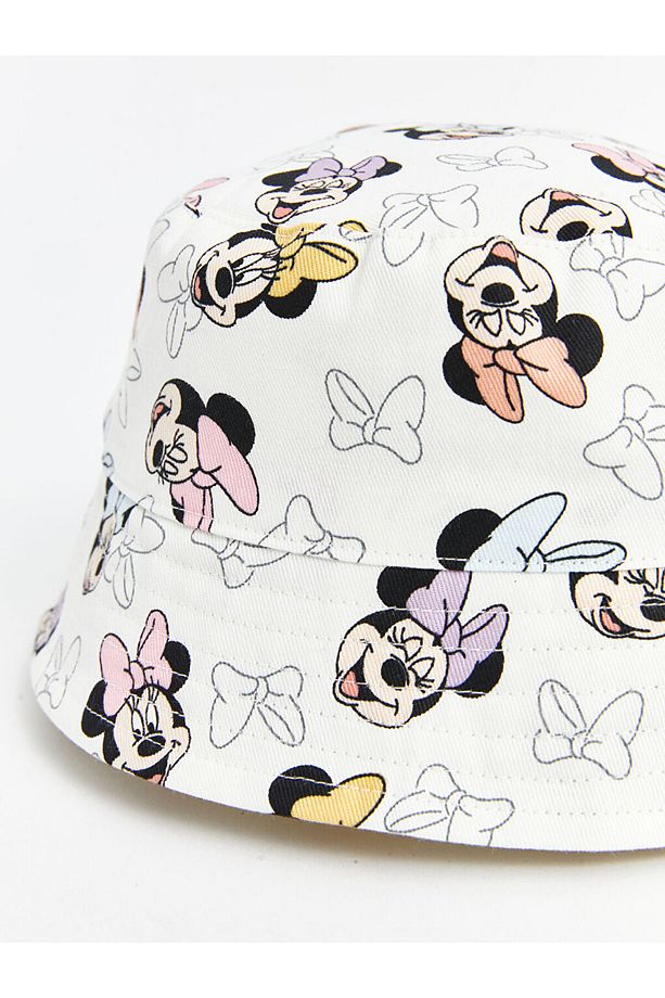 LCW baby Minnie Mouse Baskılı Kız Bebek Bucket Şapka - 2
