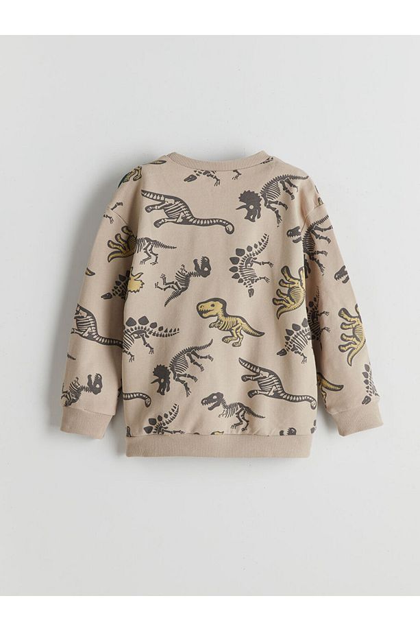 Bisiklet Yaka Erkek Çocuk Sweatshirt ve Eşofman Alt 2'li - 5