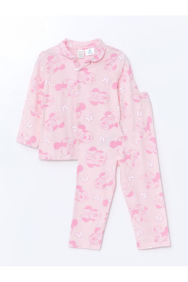 LCW baby Minnie Mouse Baskılı Kız Bebek Pijama Takımı - 1