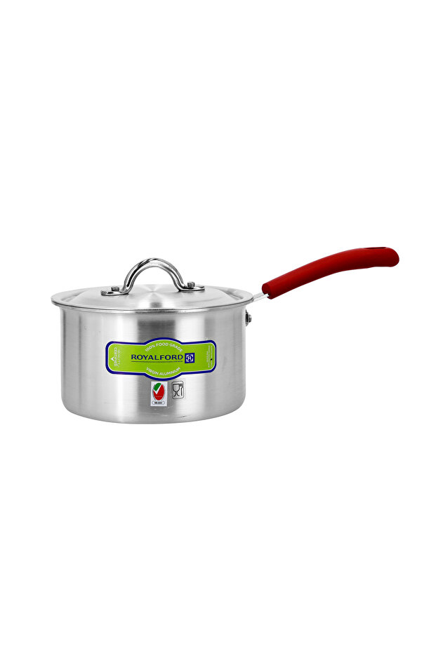 20Cm Aluminium Milk Pan with Lid - Bakelite Handle