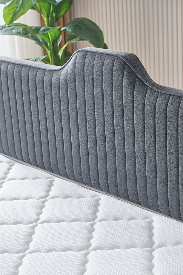 AE-7818 Menekşe 3'Lü Set (Yatak Baza Başlık) Çift Kişilik - 6