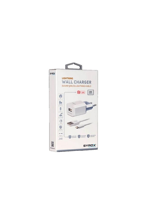 J46 Şarj Aleti Ve Lightning Kablo Set 1.6a - 3