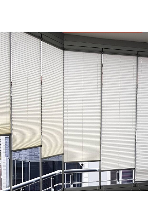 BEYAZ PLİSE PERDE - 5