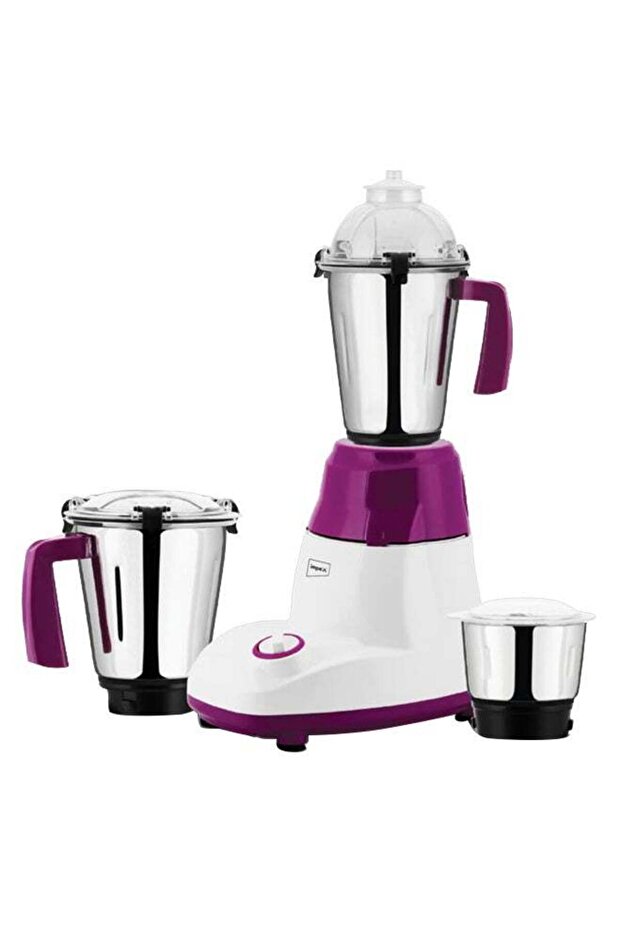3-In-1 Mixer Grinder BL 318 - Copper Motor, Unbreakable ABS Body, Stainless Steel Jars, Sharp Blades