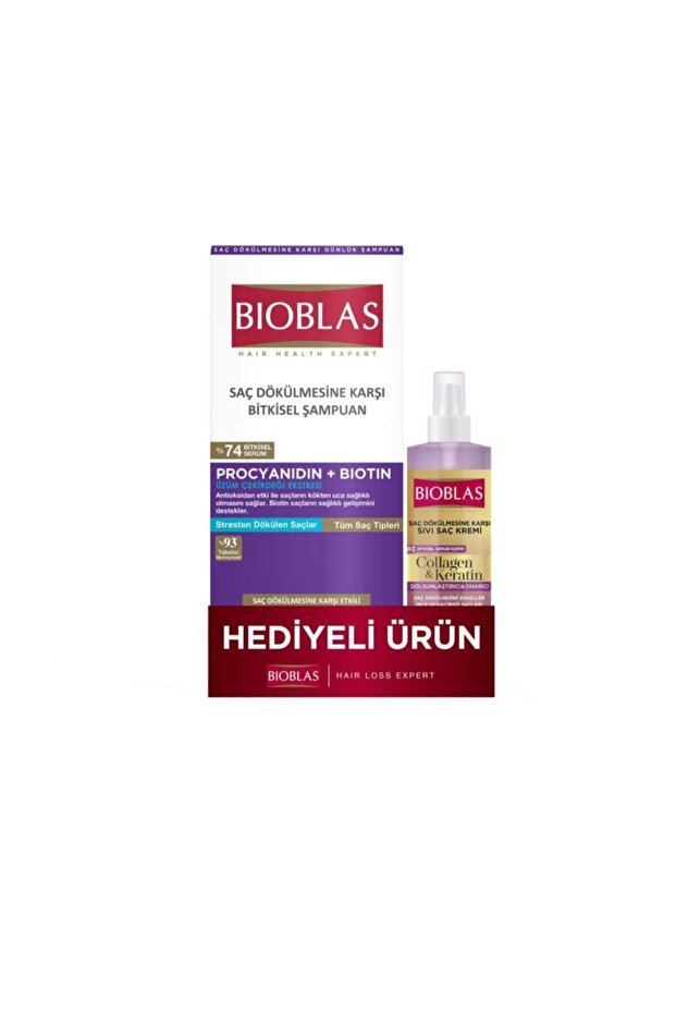 Keratin Şampuan 360 Ml + 115 Ml Sıvı Saç Kremi - 2