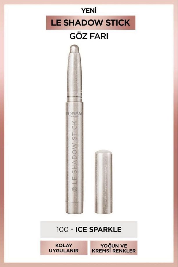 L'Oréal Paris Le Shadow Stick Göz Farı - 100 Ice Sparkle - 1