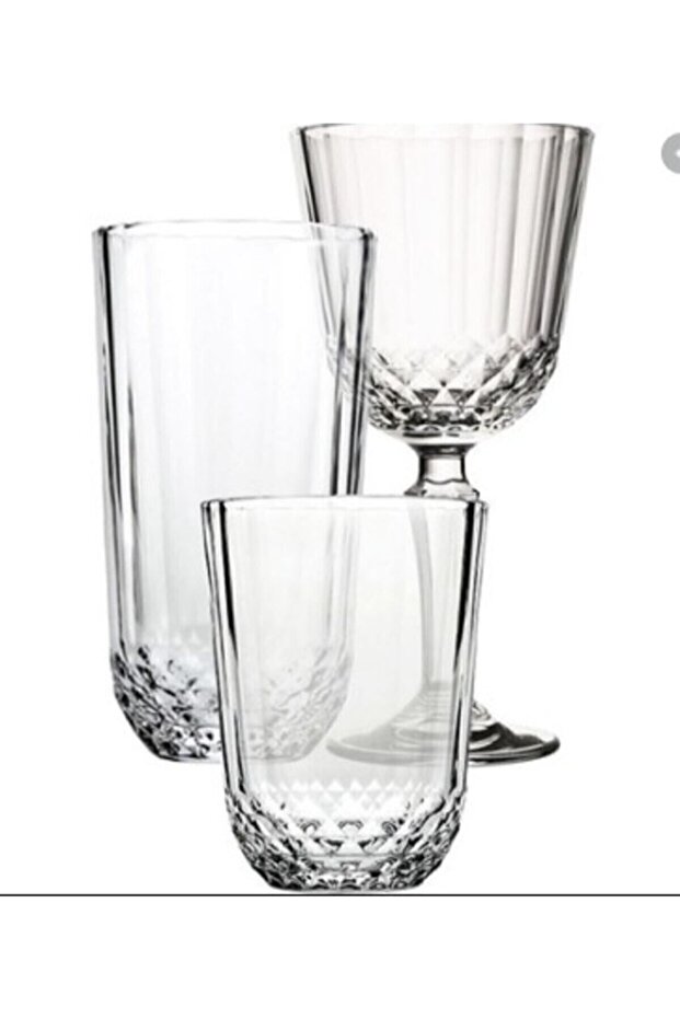 Diony Series 18 Piece Glass and Steak Set