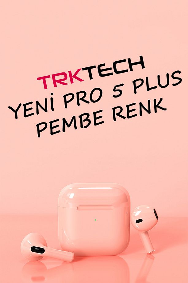 Pro 5 Plus Pembe 5.3 Bluetooth Versiyon Premium A Kalite Hd Ses Performanslı Bluetooth Kulaklık - 7