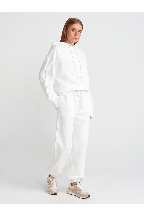 70458 Basic Jogger Pantolon-ekru - 1