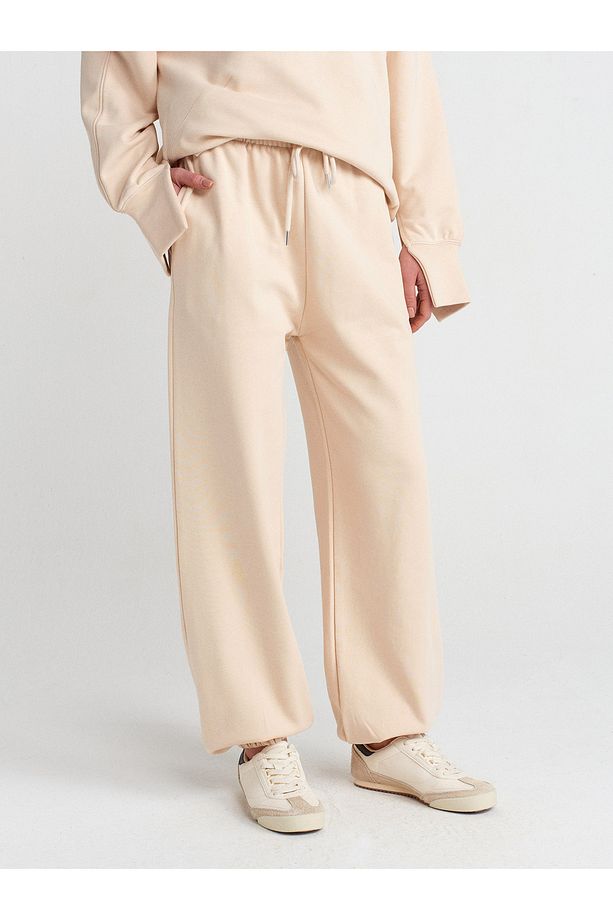 70458 Basic Jogger Pantolon-açık Bej - 3