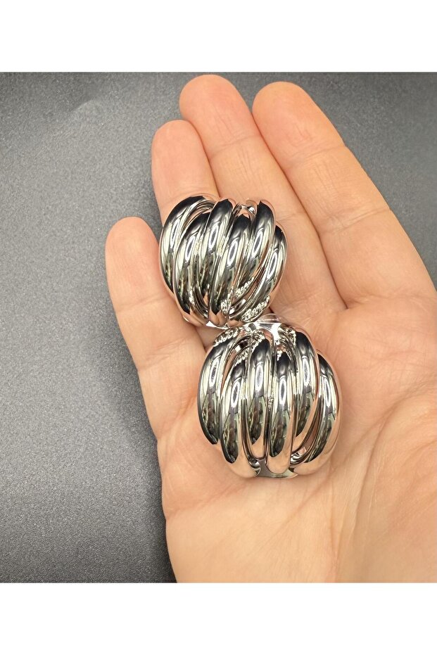 Silver Model Earrings - 5