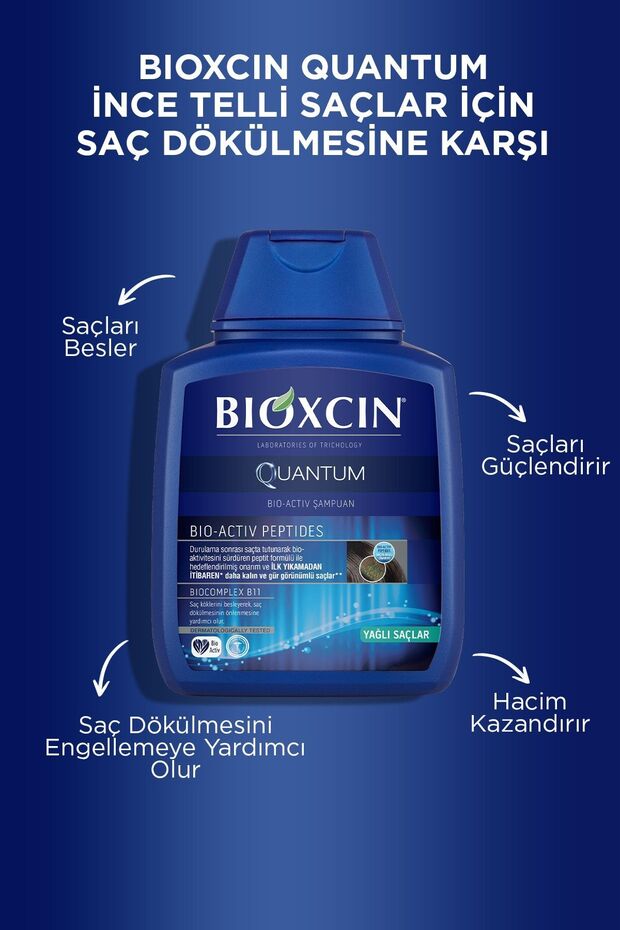 Quantum Yağlı Saçlar İçin Şampuan 300 ml - 3 Al 2 Öde 2 ADET - 4