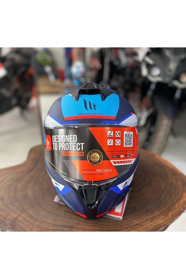 Targo S Kay C7 Kask Mat Mavi Kask - 2