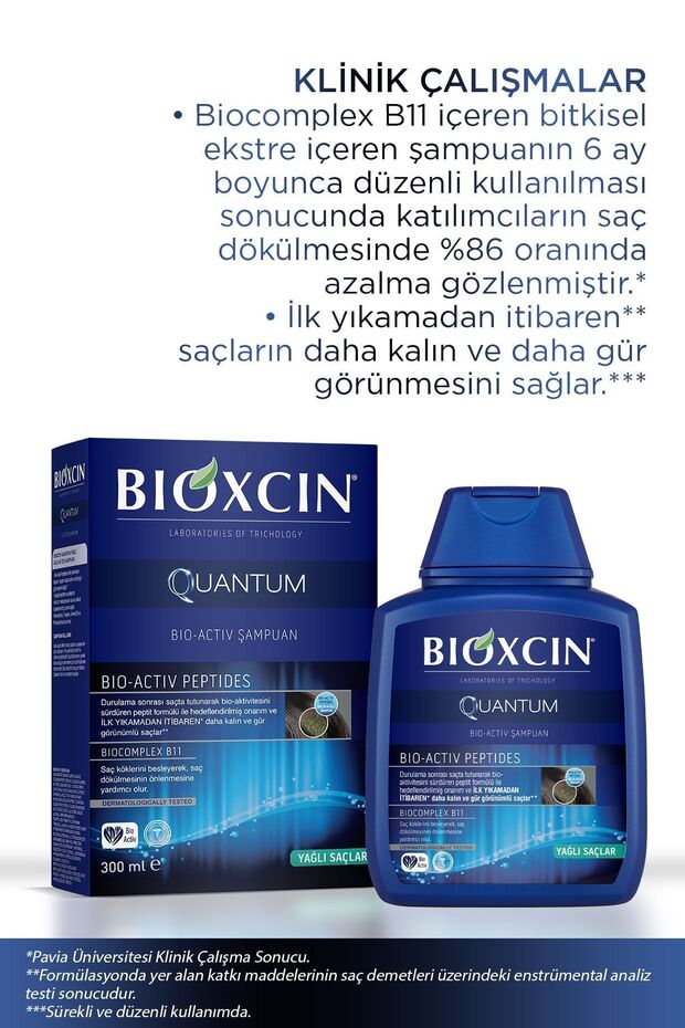 Quantum Yağlı Saçlar İçin Şampuan 300 ml - 3 Al 2 Öde 2 ADET - 5