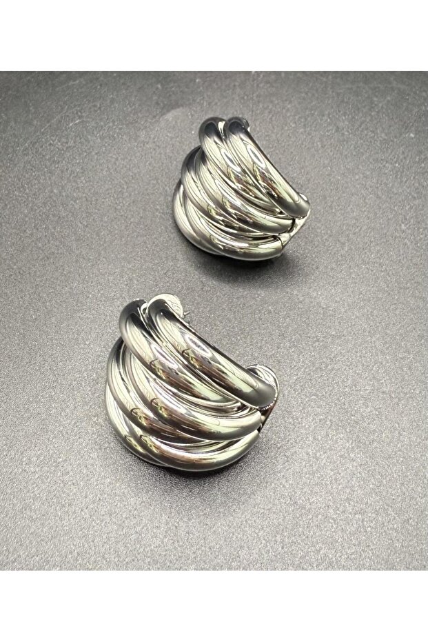 Silver Model Earrings - 1