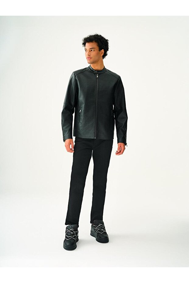 Regular Fit Erkek Mont Pu - 2