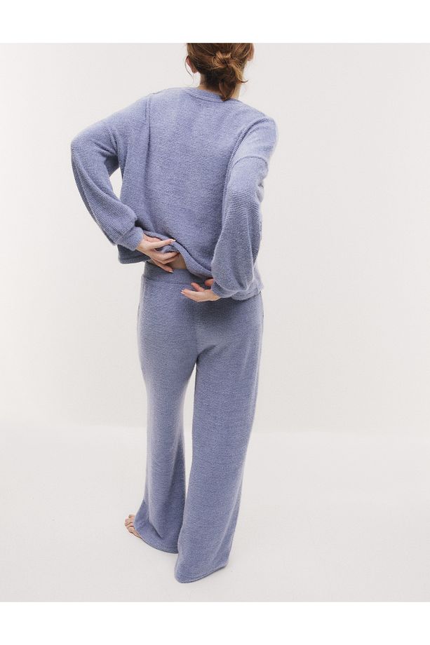 Regular Fit Cep Detaylı Pijama Alt - 4