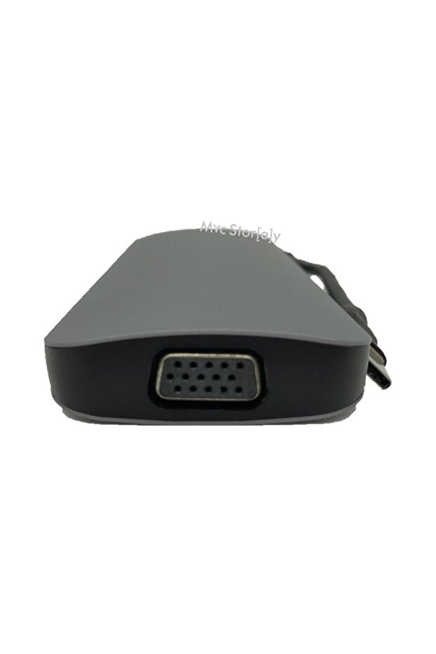 Type-C Adaptör Type-C HDMI Çevirici USB-C Hub USB Çoğaltıcı - 5