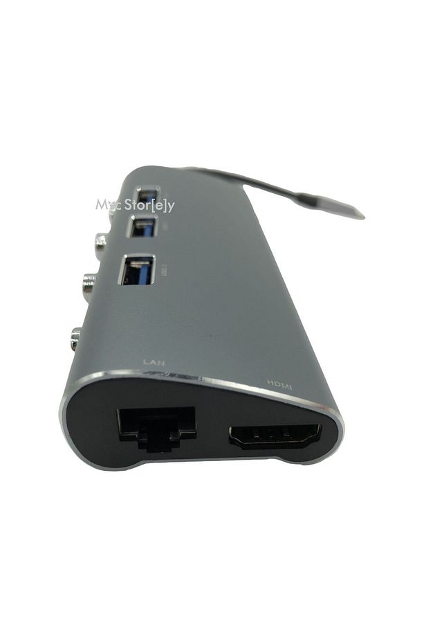 iPhone Type-C Adaptör USB Çoğaltıcı USB-C Hub USB Çoklayıcı Type-C Hdmi Çevirici - 6