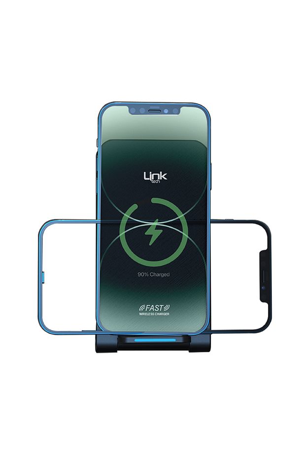 Link Tech W515 15w Hızlı Şarj Destekli Katlanabilir Kablosuz Şarj Standı - 3
