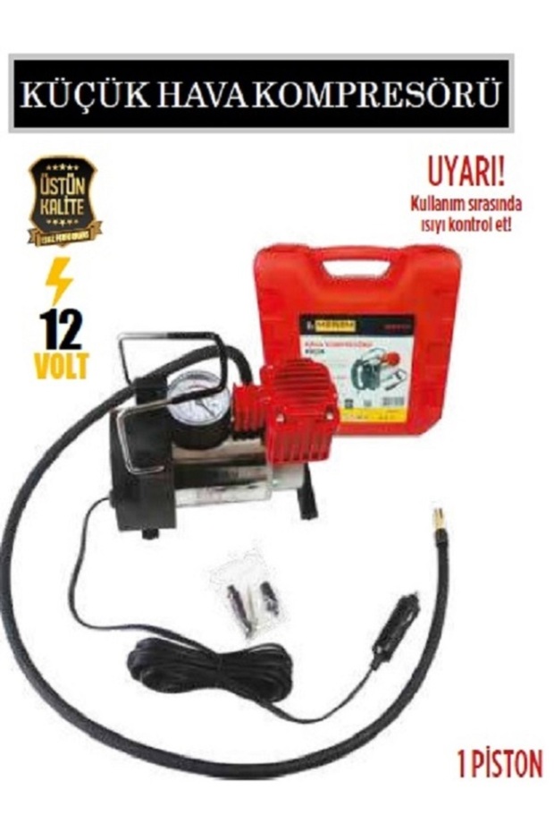 MEŞEM HAVA KOMPRESÖRÜ 12V ÇAKMAK GİRİŞLİ 100PSİ - 3
