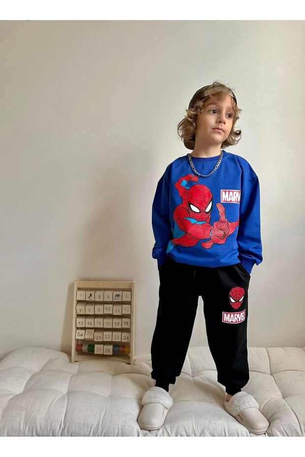 بدلة للأولاد مطبوع عليها شخصية - 2