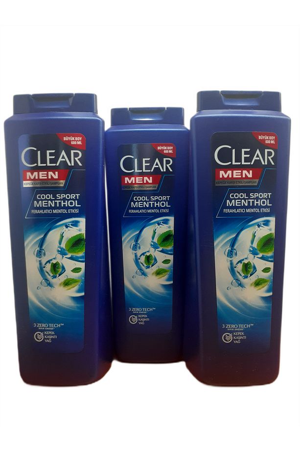 COOL SPORT MENTHOL 600 ML SIVI JEL FORMÜL ŞAMPUAN X 3 ADET - 1