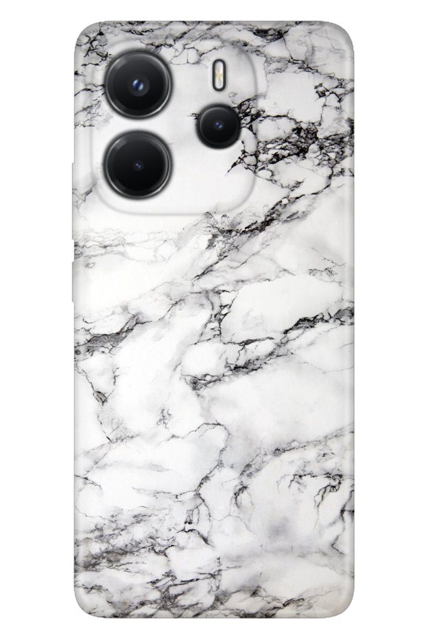 Xiaomi Redmi Note 14 Case Patterned TPU Silicone Printed Bathroom Marble