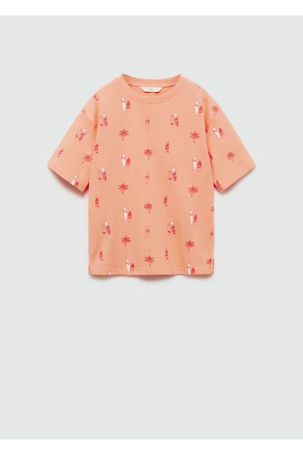 Sörf baskılı tişört - 1