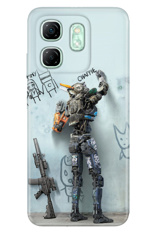 Infinix Hot 50I - Smart 9 Case Patterned Tpu Silicone Printed Chappie