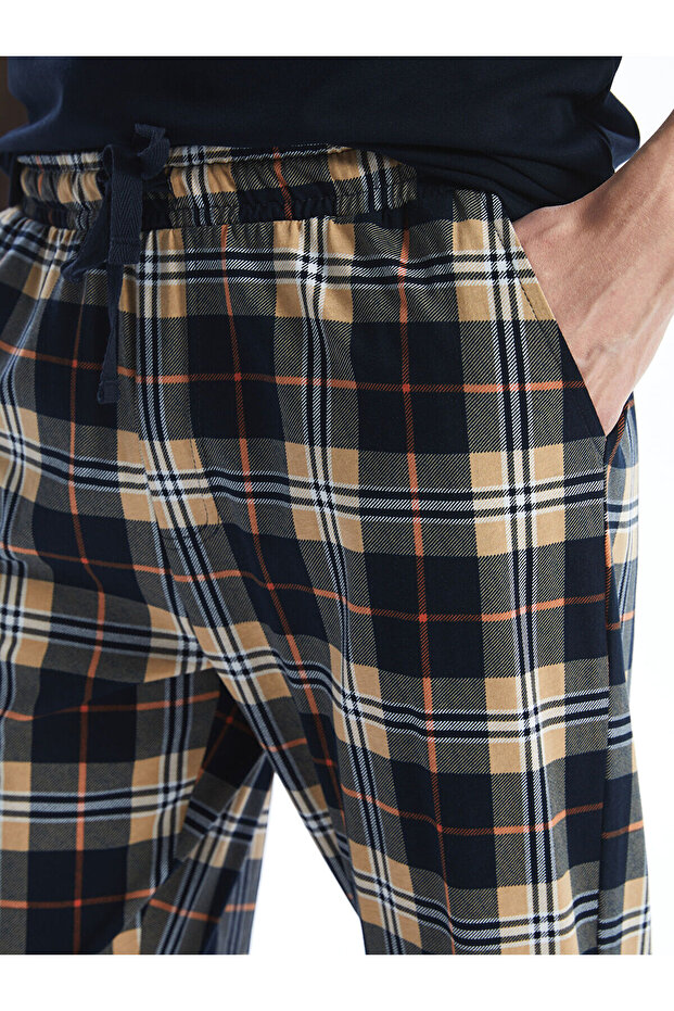 Lcwk Standard Fit Plaid Men's Pajama Bottom - 3
