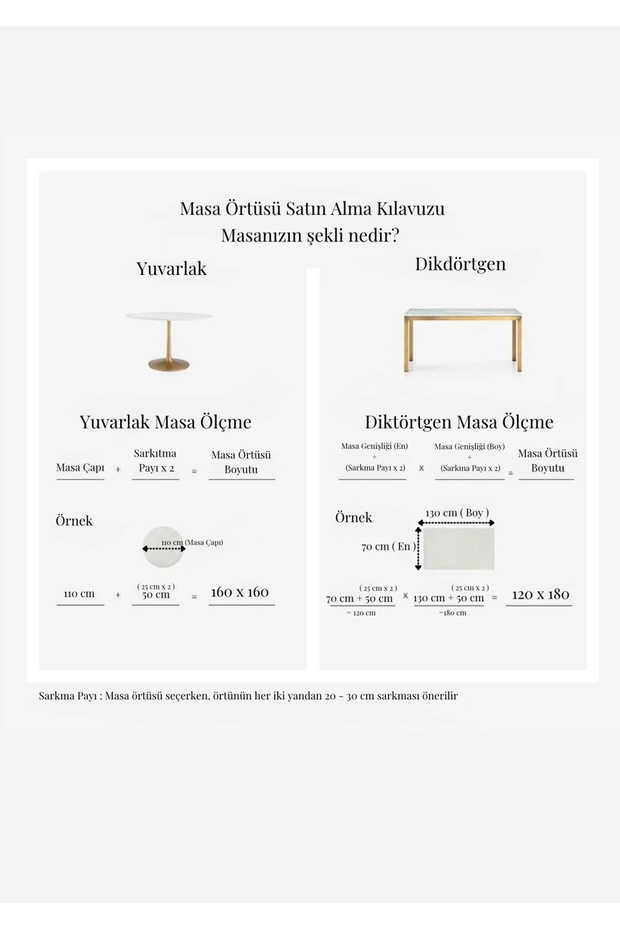 Canvas Açık Bej Sıvı Geçirmez Leke Tutmaz Masa Örtüsü - 5
