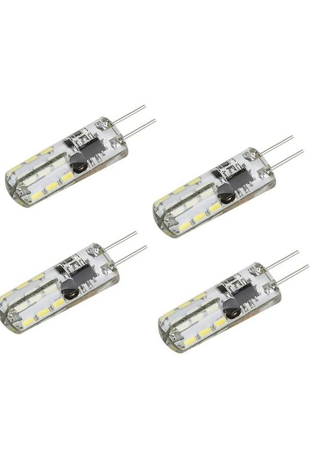 3 W - 220 V Led, Ledspot,Avize,Kapsül Ampul G4 Duylu (iğne Bacaklı Led Ampul) Gün IŞIĞI (4 Adet) - 1