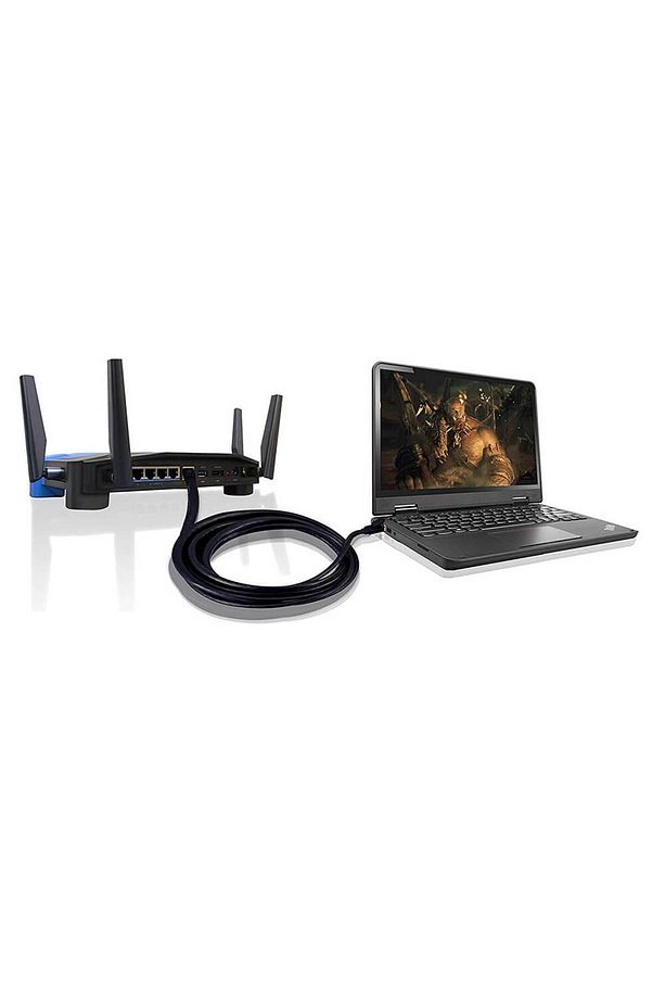 5 Metre Cat7 Patch Kablo Cat 7 Stp Ethernet Kablosu 10GBPS Internet 600 Mhz Band Genişliği - 6