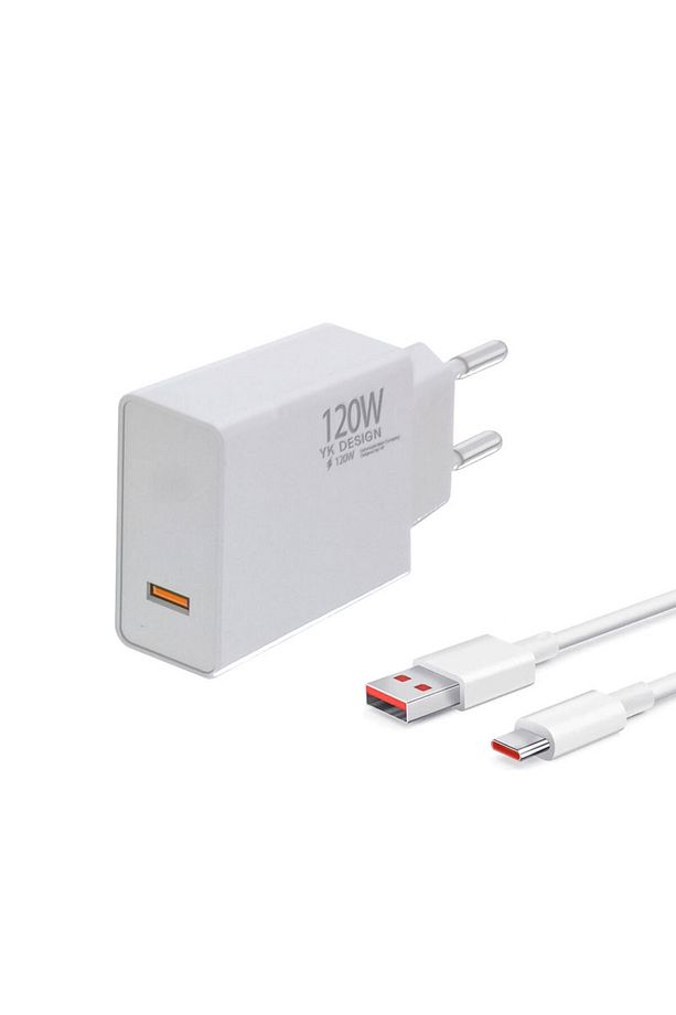 120w süper fast şarj adaptörü kısa devre ve yüksek voltaj korumalı adaptör - 1