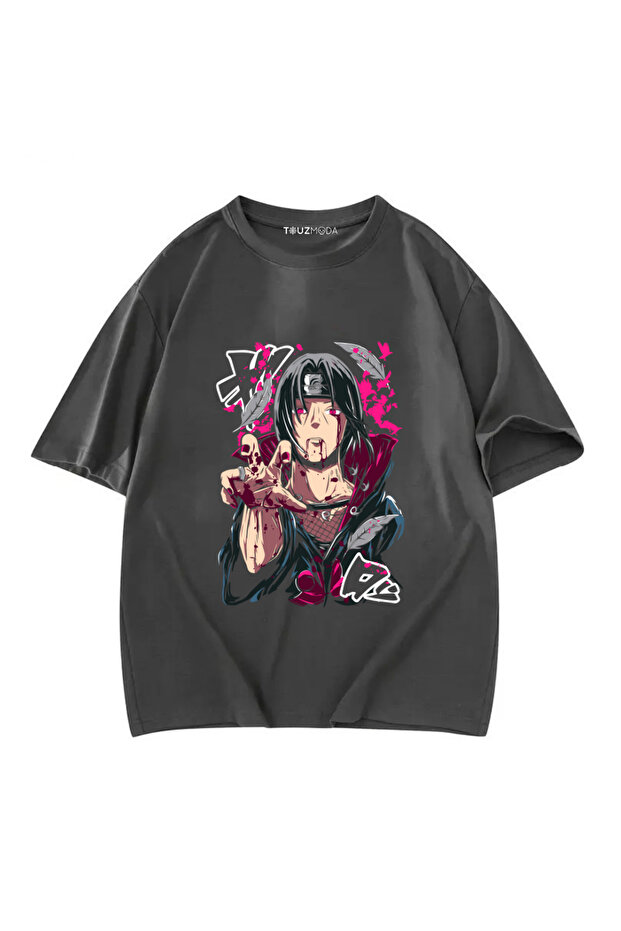 تي شيرت مطبوع للجنسين من Anime Naruto itachi Uchiha