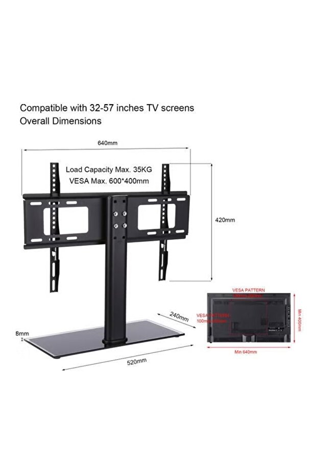 حامل طاولة التلفاز - 4
