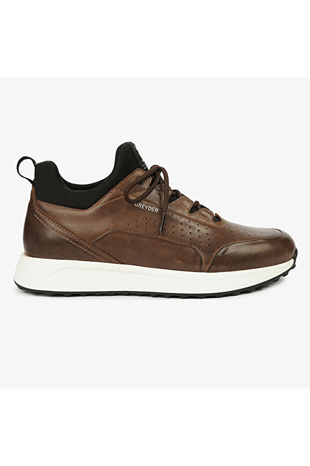 17980 Men's Sand Genuine Leather Casual Shoes