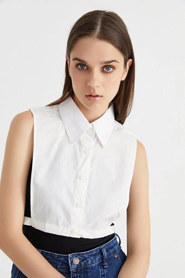 Zarif Kadın Beyaz Gömlek Yaka Modelleri Ile Şıklığını Tamamla | El Yapımı Tak-çık Yaka - 6